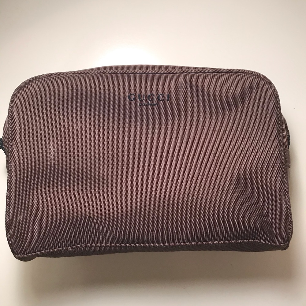 Gucci makeup/toiletry bag